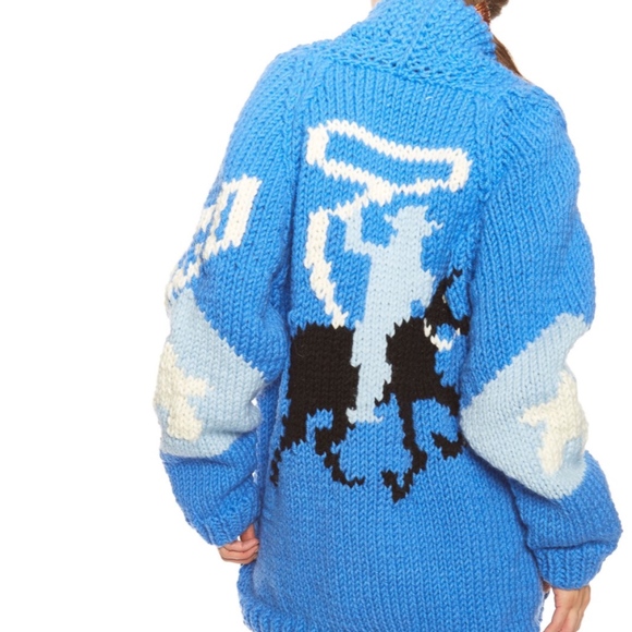 Gogo Sweater Cowboy Cardigan Blue 